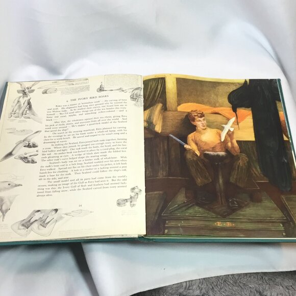 Seabird by Holling Clancy Holling, 1948 HC, G, Green Cover Acceptable - Picture 9 of 12